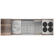 Home Refinements by Julien Smart Station 61-1/2" Undermount Single Basin Stainless Steel Kitchen Sink with Basin Rack, Colander, Cutting Board and Drain Board Stainless Steel