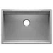 Home Refinements by Julien Smart Station 25-1/2" Undermount Single Basin Stainless Steel Kitchen Sink Stainless Steel