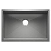 Home Refinements by Julien SmartStation 28-1/2" Undermount Single Basin Stainless Steel Kitchen Sink Stainless Steel