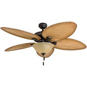 Honeywell Ceiling Fans Palm Valley 52" 5 Blade Indoor / Outdoor LED Ceiling Fan Bronze