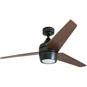 Honeywell Ceiling Fans Eamon 52" 3 Blade Indoor LED Ceiling Fan Bronze