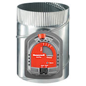 Honeywell Home 6 Inch Round Fresh Air Damper Silver / Gray