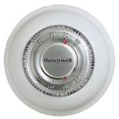 Honeywell Home The Round® Manual Thermostat with Fahrenheit Plate Premier White