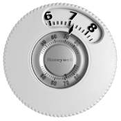 Honeywell Home The Round® Manual Thermostat Premier White