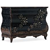 Hooker Furniture Charmant European 42"W Luxury Bachelorette Chest Style Dresser from Sanctuary 2 Porte Noir