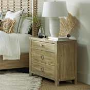 Hooker Furniture Surfrider 32" Wide 3 Drawer Coastal Casual Bedroom Nightstand Driftwood