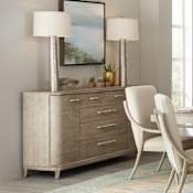Hooker Furniture Affinity 69" Casual Luxury Dining Room Server Credenza Buffet Cabinet Greige