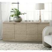 Hooker Furniture Cascade 76" Wide Modern Casual Credenza Sideboard Buffet Cabinet Console Terrain Taupe
