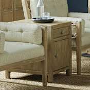 Hooker Furniture Surfrider 18" Wide Coastal Casual Chairside Chest End Table Driftwood