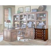 Hooker Furniture 32 Inch Wood 2 Drawers Hardwood Filing Cabinet from the Brookhaven Collection Medium Cherry