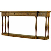 Hooker Furniture Sanctuary 72" Wide Living Room Thin Console / Sofa Table Drift