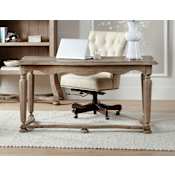 Hooker Furniture Work Your Way 60" Wide Wood Veneer 1 Drawer Writing Desk From the Corsica Collection Light Natural