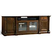 Hooker Furniture Leesburg 84" Wide Traditional Mahogany Home Entertainment TV Stand Media Console Rich Traditional Mahogany