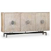 Hooker Furniture Casual Contemporary 68" Home Entertainment Media Console Light Wood Wash