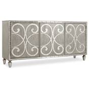 Hooker Furniture Sanctuary 78" Contemporary Luxe Credenza Sideboard / Buffet Cabinet Epoque / Light Oak