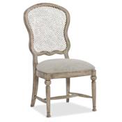 Hooker Furniture Boheme 22" Wide Metal Back Dining Chair Mercantile White