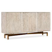 Hooker Furniture Contemporary Coastal 69" Wide Home Entertainment Media TV Console Rustic Light