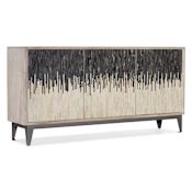 Hooker Furniture Urban Modern 69" Wide 3 Door Home Entertainment Media TV Console Rustic Light