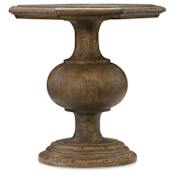 Hooker Furniture Mason 25" Wide Poplar End Table from the Hill Country Collection Saddle Brown