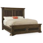 Hooker Furniture Woodcreek Queen Hardwood Headboard from the Hill Country Collection Saddle Brown / Anthracite