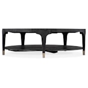 Hooker Furniture Chapman 60" Diameter Coffee Table Charred Black