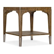 Hooker Furniture Chapman 26" Wide White Oak Veneer Top End Table Sorrel