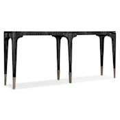 Hooker Furniture Chapman 16" Wide Pine Veneer Console Table Charred Black