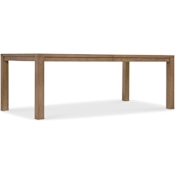 Hooker Furniture Sonnet 84" Wide White Oak and Veneer Table White Oak
