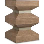 Hooker Furniture Sonnet 16" Square Oak Table White Oak / Satin