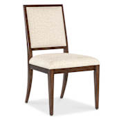 Hooker Furniture Archives Wood Framed Polyester Accent Chair Classic Walnut / Curate Wheat
