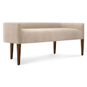 Hooker Furniture Archives 58" Wide Polyester Bench Classic Walnut / Liber Oat