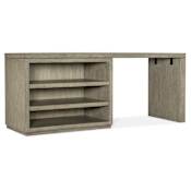 Hooker Furniture 72" Wood Veneer Writing Desk Medium Wood