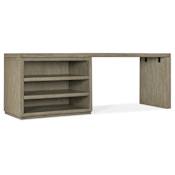 Hooker Furniture 84" Wood Veneer Writing Desk Medium Wood