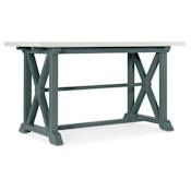 Hooker Furniture 32" Wide Wood, Wood Veneer Dining Table Blue