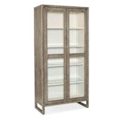 Hooker Furniture Serenity 42" Wide Wood Veneer Display Cabinet Gray