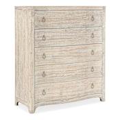 Hooker Furniture 46" Wide 5 Drawer Wood Veneer Dresser Light Wood