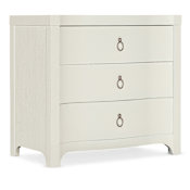 Hooker Furniture Serenity 32" Wide Wood Veneer Nightstand Cream