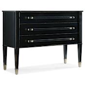 Hooker Furniture Rowan 47-1/2" Wide 3 Drawer Maple and Poplar Wood Dresser from the Melange Collection Black