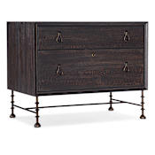 Hooker Furniture Big Sky 38" Wide 2 Drawer Wood Filing Cabinets Charred Timber