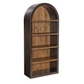 Hooker Furniture Big Sky 38" Wide 4 Shelf Wood Home Organizer Natural Vintage