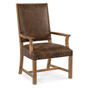 Hooker Furniture Big Sky Wood Framed Leather Dining Chair Seville Timber