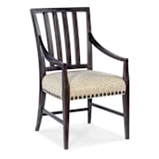Hooker Furniture Big Sky Wood Framed Dining Chair Charred Timber