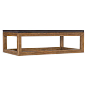 Hooker Furniture Big Sky 32" Wide Wood Coffee Table Vintage Natural