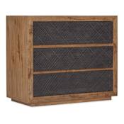 Hooker Furniture Big Sky 38" Wide 3 Drawer Accent Cabinet Vintage Natural