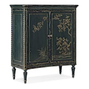 Hooker Furniture Charleston 33" Wide Maple Accent Cabinet with Adjustable Shelf Charleston Green