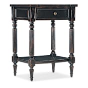 Hooker Furniture Charleston 24" Wide Cherry Nightstand with Self-Closing Drawer Black Cherry