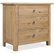 Hooker Furniture Driftwood 32" Wide Three-Drawer Nightstand Buckboard