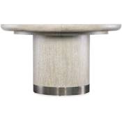 Hooker Furniture Modern Mood 54" Wide Wood Top Oak and Metal Dining Table Diamond