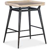 Hooker Furniture Retreat 20" Wide Metal and Wood Counter Stool Dune