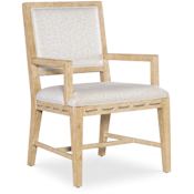 Hooker Furniture Retreat 24" Wide Wood Framed Linen Dining Chair Dune